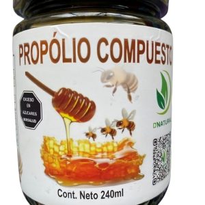 Propóleo con eucalipto. mora silvestre, jengibre, totumo, tilo, menta, marañón, vitamina C y sauco