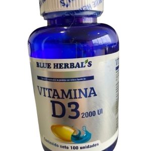 Vitamina D3 x 100 cápsulas blandas 2000UI